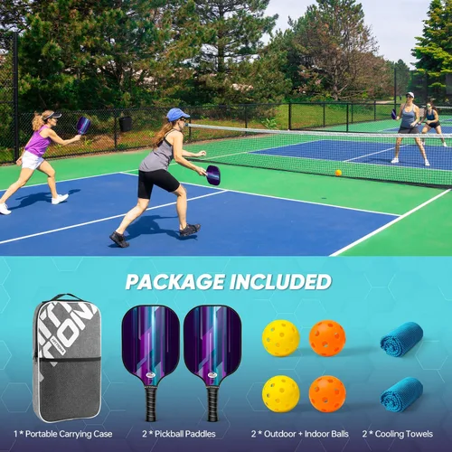 Miniatura 7 de HITTIONAPickleball Paddles Set of 2-1