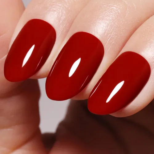 Miniatura 12 de Esmalte de uñas en gel color rojo oscuro, 1 unidad, 0.5 onzas líquidas, color rojo marronado, esmalte de remoción UV LED, arte de uñas/salón de rojo