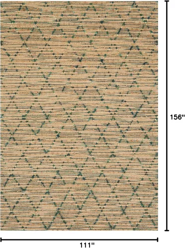 Miniatura 2 de Loloi Beacon Collection Alfombra tonal y marroquí, 9'-3" x 13', aguamarina
