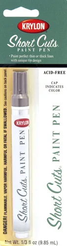 Krylon KSCP902 Short Cuts - Bolígrafo de pintura, cromo metálico, 0.33 onzas Cromado