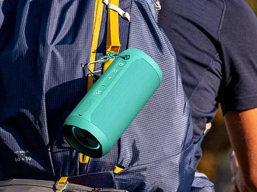 Miniatura 8 de Eduplink - Bocina Bluetooth IPX7 impermeable, emparejamiento inalámbrico TWS, bocinas estéreo portátiles para exterior con tiempo de reproducción