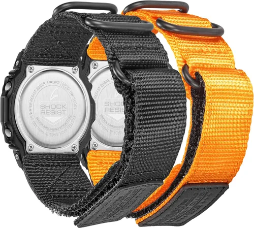 Miniatura 13 de Correa de reloj de repuesto de 0.630 in para Casio GA-100/100C/110/120/135/140/150/200/201/300/310/400/700/710/710/735/800/2100/2110, diseño