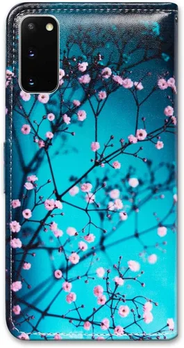 Miniatura 7 de Bcov Funda para Galaxy S20 5G, diseño de pájaro negro y verde con tapa para Samsung Galaxy S20 5G