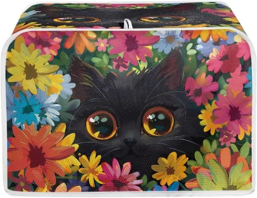 Miniatura 17 de Fundas para tostadoras, resistentes a las manchas, ligeras, a prueba de polvo, compatibles con la mayoría de las tostadoras de 2 rebanadas