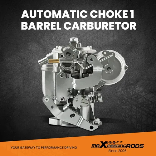 Miniatura 4 de maXpeedingrods Carburador de 1 barril, para Chevy para GMC 4.8L 292/4.1L 250 6 Cyl, estrangulador automático carburador de 1 barril para Chevrolet