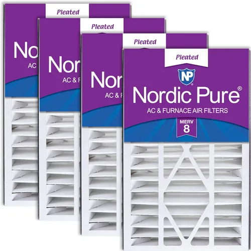 Miniatura 26 de Nordic Pure 16 x 25 x 5 (tamaño real: 15 5/8 x 24 1/8 x 4 7/8) Filtro de aire Air Bear Merv 8 de repuesto para reducción de olores de carbono puro