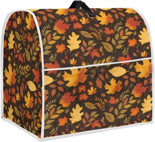 Miniatura 27 de Dreaweet Fall Pumpkin Print Kitchen Mixer Covers for Stand Mixer 4.5-5 qt, Kitchen Aid Accessories and Attachments, Washable
