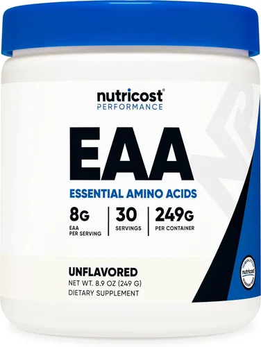 Miniatura 12 de Nutricost EAA Polvo 30 porciones (frambuesa azul) - Aminoácidos esenciales - Sin OMG, sin gluten, apto para vegetarianos