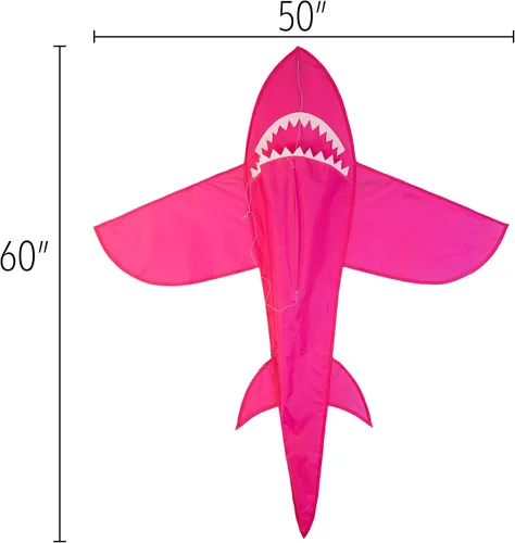 Miniatura 5 de in The Breeze 3D Shark Kite - Single Line - Easy-Flying - Includes Kite Line and Bag