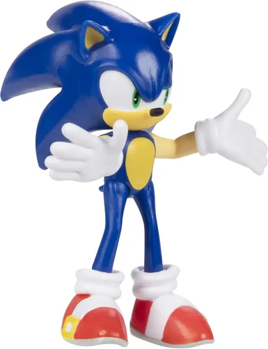 Miniatura 3 de Sonic The Hedgehog Figura de acción de 2.5 pulgadas, juguete coleccionable de Sonic moderno