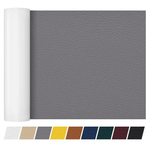 Miniatura 33 de Cinta de parche de reparación de cuero de 4 x 60 pulgadas, cinta autoadhesiva fuerte para muebles, sofás, sillones, asientos de automóvil, armarios