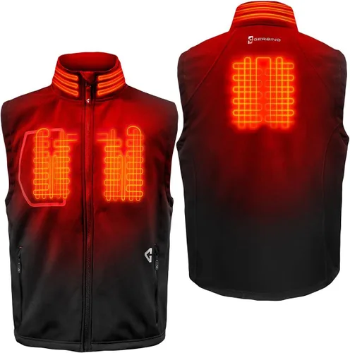Miniatura 3 de Gerbing 7V Mens Torrid 2.0 Vest Battery Heated Vest for Men Battery Powered Winter Wear 8 Hour Run Time