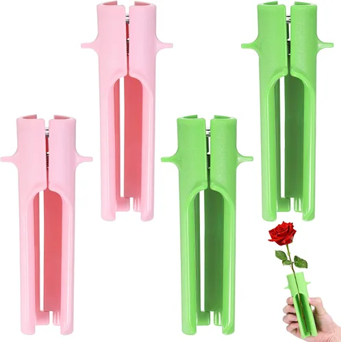 Miniatura 18 de M METERXITY Paquete de 1 herramienta peladora de espinas de rosas, pelador de espinas de hojas de tallo de rosa de metal para ramos, ramas