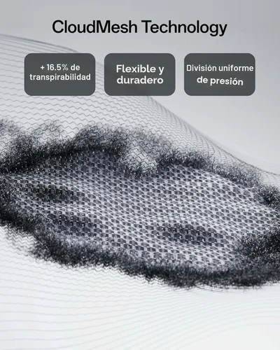Miniatura 6 de Hbada E3 Pro 2026 Edition Silla de oficina ergonómica, silla de escritorio de malla con soporte lumbar flotante de 3 zonas, reposacabezas 4D Gris