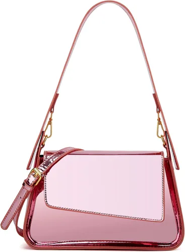 Bolso de noche para mujer, bolso de mano Y2k, plateado brillante, bolso de mano, bolso de fiesta, lindo bolso metálico