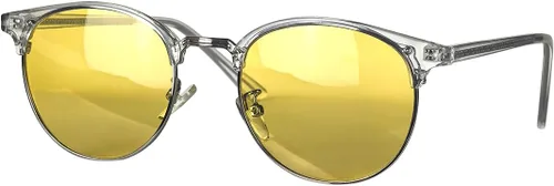Miniatura 8 de SHINU Lentes de luz azul anti para mujer lente naranja para juegos o trabajo visión nocturna amarilla