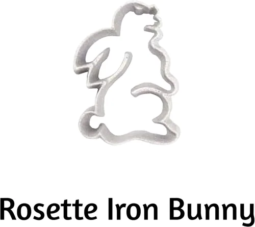 Miniatura 2 de O'CREME Rosetón de conejo de Pascua de hierro
