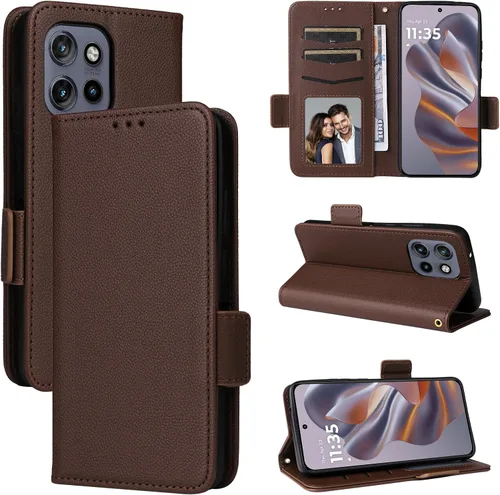 Miniatura 121 de Funda de piel sintética compatible con Motorola Moto E22 4G, funda de piel sintética compatible con Motorola Moto E22i 4G, color negro