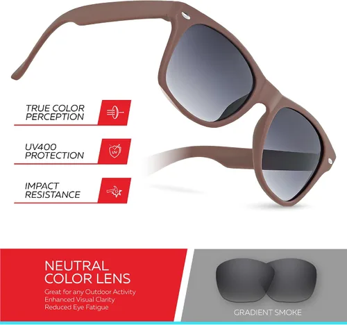 Miniatura 259 de Retro Rewind Lentes de sol para niños y niñas de 3 a 12 años, inastillables, UV400, lentes de sol para niños pequeños
