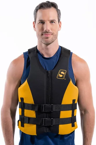 Miniatura 24 de Seachoice Evoprene - Chaleco salvavidas multideporte, nivel 70, tallas de niño a adulto Azul/Negro