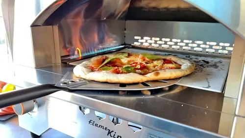 Miniatura 10 de Flame King Horno al aire libre para pizza y alimentos de gas propano para acampar, patio trasero, portón trasero