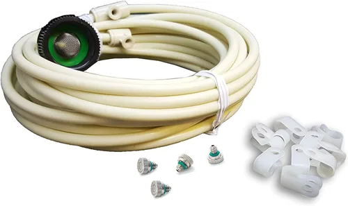 kit de montaje para rocío de patio, haz tu propio sistema de rocío, fácil de montar e instalar, instalación de 5 minutos