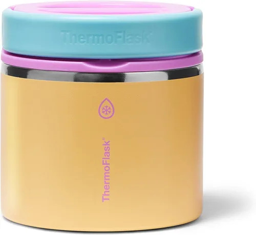 Miniatura 25 de ThermoFlask - Frasco de comida aislado de doble pared de 12 onzas, Rosa Arenisca
