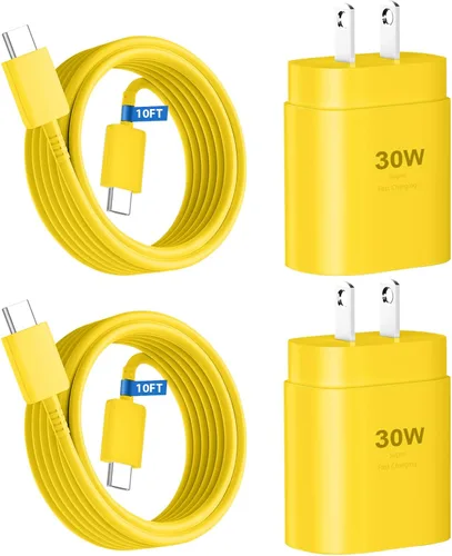 Miniatura 14 de Cargador rápido para teléfono 17 16 15, bloque de carga USB C de 30 W para teléfono 17 16 15 Pro Max y cable tipo C de 8 pies para iPhone 17/Air/17