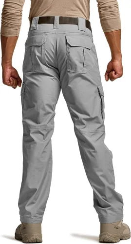 Miniatura 2 de CQR Pantalones tácticos para hombre, resistentes al agua, pantalones cargo Ripstop, ligeros EDC trabajo, senderismo, ropa para exteriores