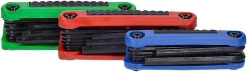 Miniatura 4 de Urrea 49824 Juego de llaves hexagonales plegables con 3 fundas