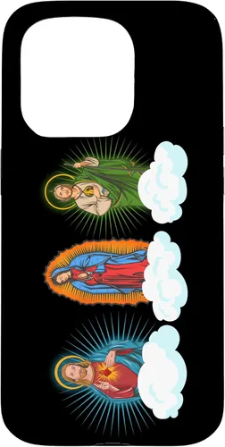 Miniatura 13 de iPhone 11 Pro Max Jesús, Virgen María y San Judas Tadeo En Nubes Caso