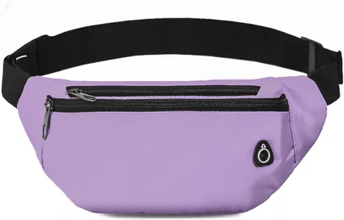 Miniatura 8 de Riñonera cruzada para mujeres y hombres, riñonera deportiva resistente al agua, bolsa de cinturón para viajes, senderismo, correr
