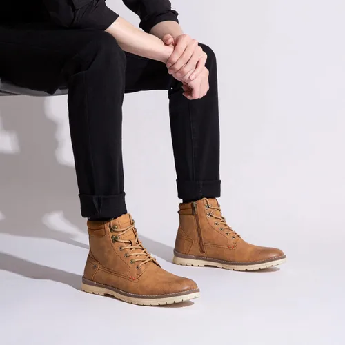 Miniatura 6 de Vostey Men's Motorcycle Boots Business Waterproof Ankle Boots Casual Oxford Boots for Men