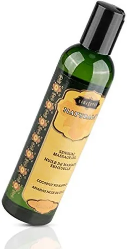 Miniatura 4 de Kama Sutra Naturals Aceite de masaje, piña de coco, 8 onzas