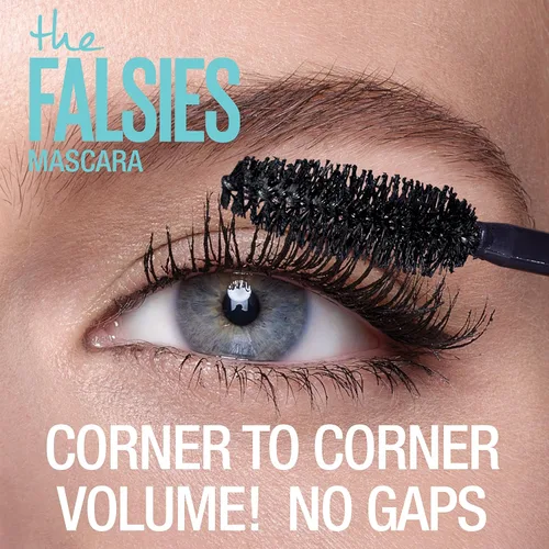 Miniatura 8 de Maybelline Volum' Express Falsies - Máscara de pestañas voluminizadora, lavable, color negro más negro, 1 unidad