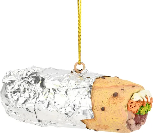 Miniatura 4 de Tree Buddees Burrito envuelto en papel de aluminio adorno navideño