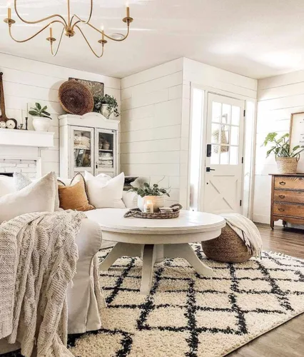 Miniatura 70 de Hauteloom, Duncans - Alfombra de estilo granja de pelo mullido para sala y dormitorio, con borlas - Beige, carbón, gris - 2 pies 7 pulgadas x 7 pies
