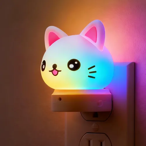 Miniatura 19 de L LOHAS LED - Luz nocturna enchufable para niños, luces nocturnas 3D de cachorros lindas con sensor de atardecer a amanecer, 1600K/2700K/5000K 3CCT