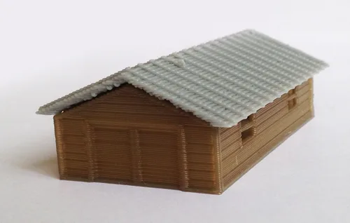 Miniatura 4 de Outland Models Tren Diseño Ferroviario Casa de campo Cobertizo Cottage Set N Escala