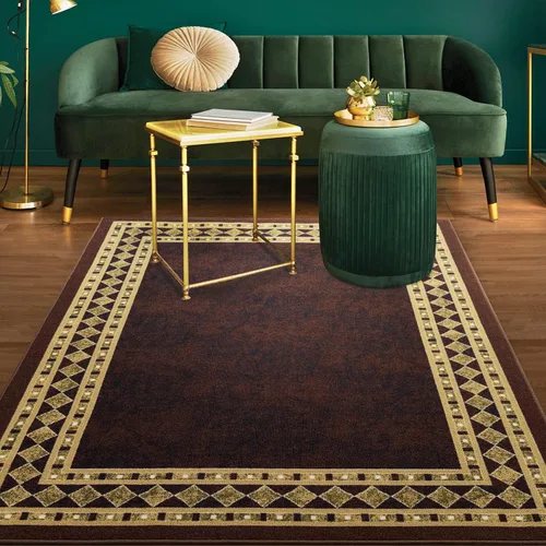 Miniatura 29 de Antep Rugs - Alfombras modernas con bordes, antideslizantes (antideslizante), de perfil bajo con respaldo de goma, para cocina, juego de 2 piezas