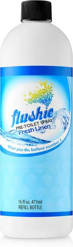 Miniatura 23 de Flushie - Aerosol preinodoro para desodorante de olores de inodoro... (lavanda, paquete de 2)