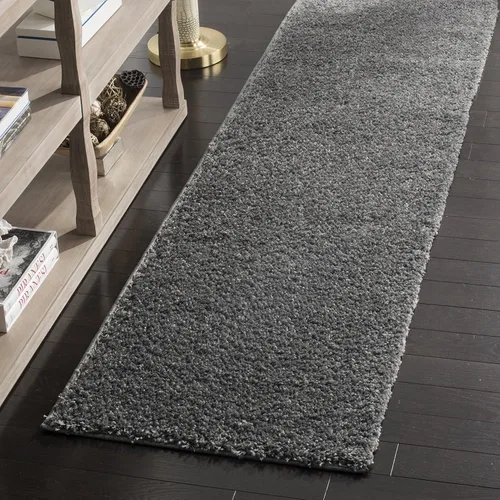 Miniatura 45 de SAFAVIEH Arizona Shag Collection ASG820A - Alfombra de pasillo, 2 pies 3 pulgadas x 6 pies, color crema, diseño sólido, no desprende pelusa y fácil
