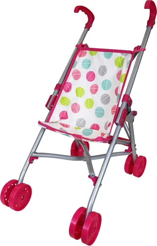Miniatura 3 de Lissi Muñeca de bebé de 12 pulgadas con asiento de coche y cochecito plegable