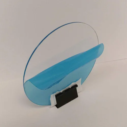 Miniatura 2 de SIBE-R PLASTIC SUPPLY Disco redondo circular transparente PETG de tamaño personalizado, todos los grosores y diámetros disponibles, pantallas POP