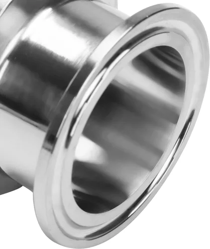 Miniatura 6 de DERNORD Tubo de carrete sanitario con extremos de abrazadera, tubo redondo sin costuras SS304 con brida de virola de 1.988 in con triple abrazadera