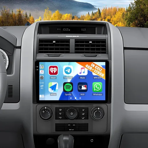 Miniatura 10 de 2G+64G Android 13 Estéreo de coche con Apple Carplay Android Auto para 2008-2012 Ford Escape Mazda Tribute 9 pulgadas pantalla táctil Radio de coche