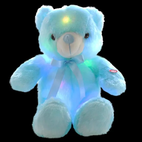 Miniatura 5 de Osos de peluche LED, animales de peluche, lindo oso brillante con luces de peluche, juguetes creativos luminosos de colores para habitación, niños