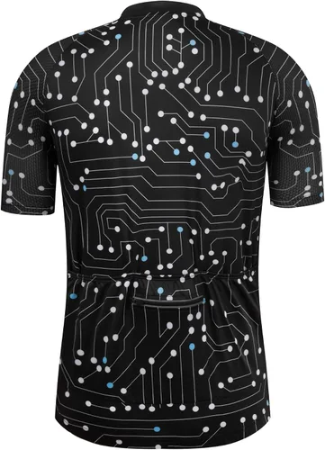Miniatura 46 de Coconut Ropamo CR - Camiseta de ciclismo para hombre, manga corta, con 3+1 bolsillos con cremallera, transpirable, de secado rápido