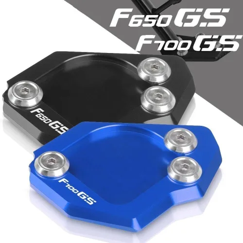Miniatura 2 de Almohadilla de soporte lateral de motocicleta para B&MW F700GS F650GS F700 F650 GS F 700 650 GS 2008-2017 2009 Soporte lateral de bicicleta Soporte