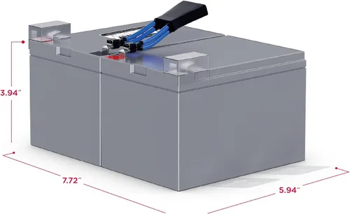Miniatura 4 de CyberPower RB12120X2B - Cartucho de batería de repuesto para UPS, sin mantenimiento, instalable por el usuario, 12V/12Ah